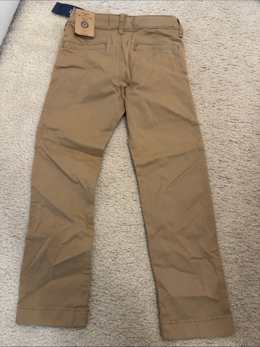 abercrombie kids Tan Straight-Leg Casual Pants - Picture 3 of 4